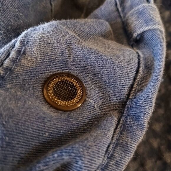 Broner Bucket Fisherman's One Size Faded Denim Snap Brim Sun Shade Cotton - Picture 5 of 5